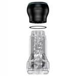 Kiiroo Feel Pocket & PowerBlow - interaktív app-vezérelt maszturbátor (átlátszó)