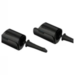 Kiiroo élethű vákuum dildó - 19 cm (fekete)