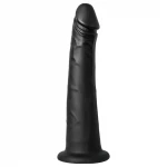 Kiiroo élethű vákuum dildó - 19 cm (fekete)