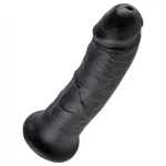 King Cock 8 dildó (20 cm, fekete)