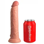 King Cock Elite 9 - tapadókorongos, élethű dildó (23 cm, testszínű)