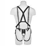 King Cock Strap-on 11 - üreges felcsatolható dildó hámmal (28 cm)