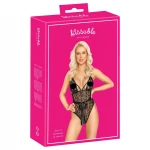 Kissable - csipke body (fekete)