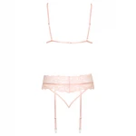 Kissable - csipke fehérnemű szett (pink)