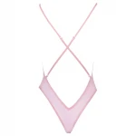 Kissable - rózsás hímzéses body (pink)