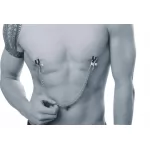 Fetish - láncos, állítható mellbimbó csipesz