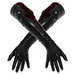 Late X hosszú, unisex kesztyű (fekete)