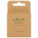 LELO Hex Organic - potencia óvszer (3 db)