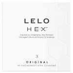 LELO Hex Original - luxus óvszer (3 db)