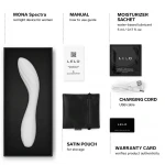 LELO Mona Spectra - okos G-pont vibrátor LED-fénnyel (fehér)