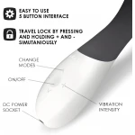 LELO Mona Wave - vízálló G-pont vibrátor (fekete)