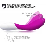 LELO Mona Wave - hullámzó mozgású, vízálló G-pont vibrátor (lila)
