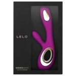 LELO Soraya Wave - akkus, bólogató csiklókaros vibrátor (lila)