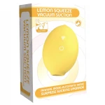 Lemon Squeeze - citrom formájú csiklószívó vibrátor (sárga)