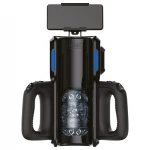 LETEN SM 500 - fel-le mozgó maszturbátor telefon tartóval (fekete)