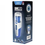Leten SM370 - nyögő, forgó maszturbátor férfiaknak (fehér)
