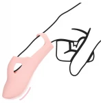 Loveline - bordázott ujjvibrátor csiklóizgató (pink)