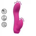 Loveline - íves nyuszis, csiklókaros mini vibrátor (rózsaszín)