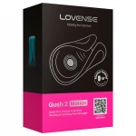 Lovense Gush 2 - app-vezérelt makk vibrátor (türkiz)
