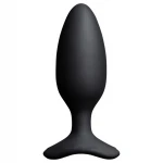 Lovense Hush 2 M - fekete app-vezérelt anál vibrátor (45 mm)