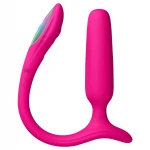 Lovense Lush Anal - app-vezérelt anál vibrátor, LED-es (pink)