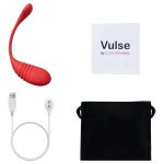 Lovense Vulse - hordható app-vezérelt lökő vibrotojás (piros)