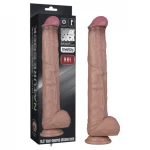 Lovetoy - kétrétegű XXL dildó - 36,5 cm (testszínű)