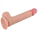 Lovetoy Nature Cock - testszínű kétrétegű élethű dildó (20 cm)