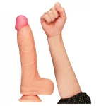 Lovetoy Nature Cock - testszínű kétrétegű élethű dildó (25 cm)