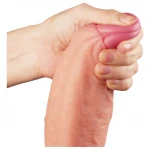 Lovetoy Nature Cock - testszínű kétrétegű élethű dildó (28 cm)
