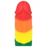 Lovetoy Prider 7.0 - élethű dildó - 19 cm (szivárvány)