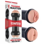 Lovetoy - punci és popsi maszturbátor férfiaknak (testszínű)