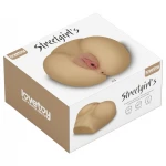 Lovetoy Streetgirl's - női torzó maszturbátor műpuncival (testszínű)