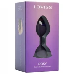 LOVISS Flower - távirányítós anál vibrátor (lila)