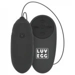 LUV EGG - hordható akkus, rádiós vibrotojás (fekete)