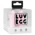LUV EGG - hordható akkus, rádiós vibrotojás (pink)