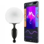 Magic Motion Bunny - app-vezérelt anál vibrátor nyuszifarokkal (fekete)