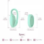 Magic Motion FitCute - App-vezérelt vibrációs gésagolyó (menta)