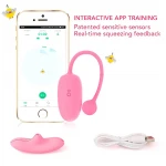 Magic Motion Kegel Coach - app-vezérelt vibrációs gésagolyó (pink)