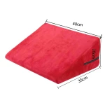 Desirel Magic Pillow - ék alakú szexpárna - kicsi (piros)