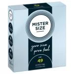 Mister Size vékony óvszer - 49 mm (3 db)
