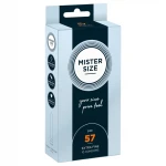 Mister Size - vékony óvszer testre szabott méretben (57 mm, 10 db)