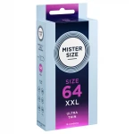Mister Size - vékony óvszer, extra nagy méret (64 mm, 10 db)