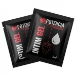 MrPotencia Straw Intim Gel - vízbázisú síkosító - eper (5 ml)