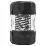 MX Spiral Portable Quin Cup - spirális, szívó hatású maszturbátor (fekete)