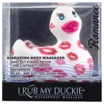 My Duckie Romance 2.0 - vízálló csikló vibrátor, csiklóizgató (fehér-pink)