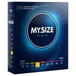 My.Size PRO - egyedi méretű óvszer - 53 mm (3 db)