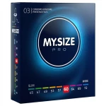 My.Size PRO - egyedi méretű óvszer - 60 mm (3 db)