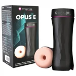 mystim Opus E Donut - elektro maszturbátor férfiaknak (natúr-fekete)