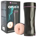 mystim Opus E Vagina - elektro művagina maszturbátor (natúr-fekete)